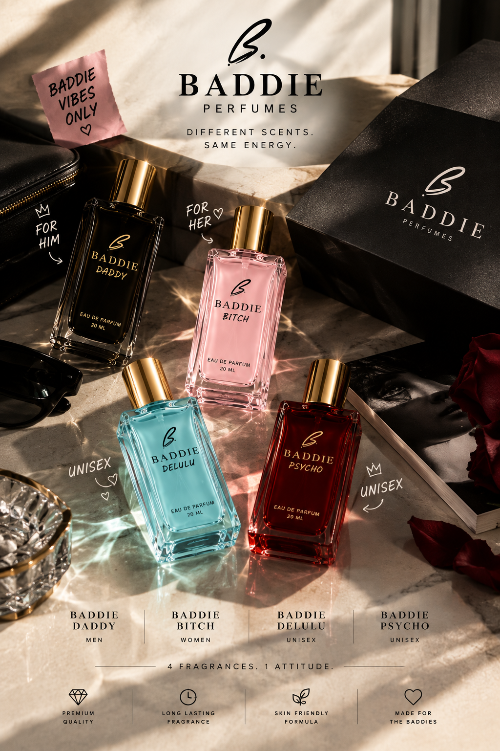 BADDIE SIGNATURE 4-PIECE SET