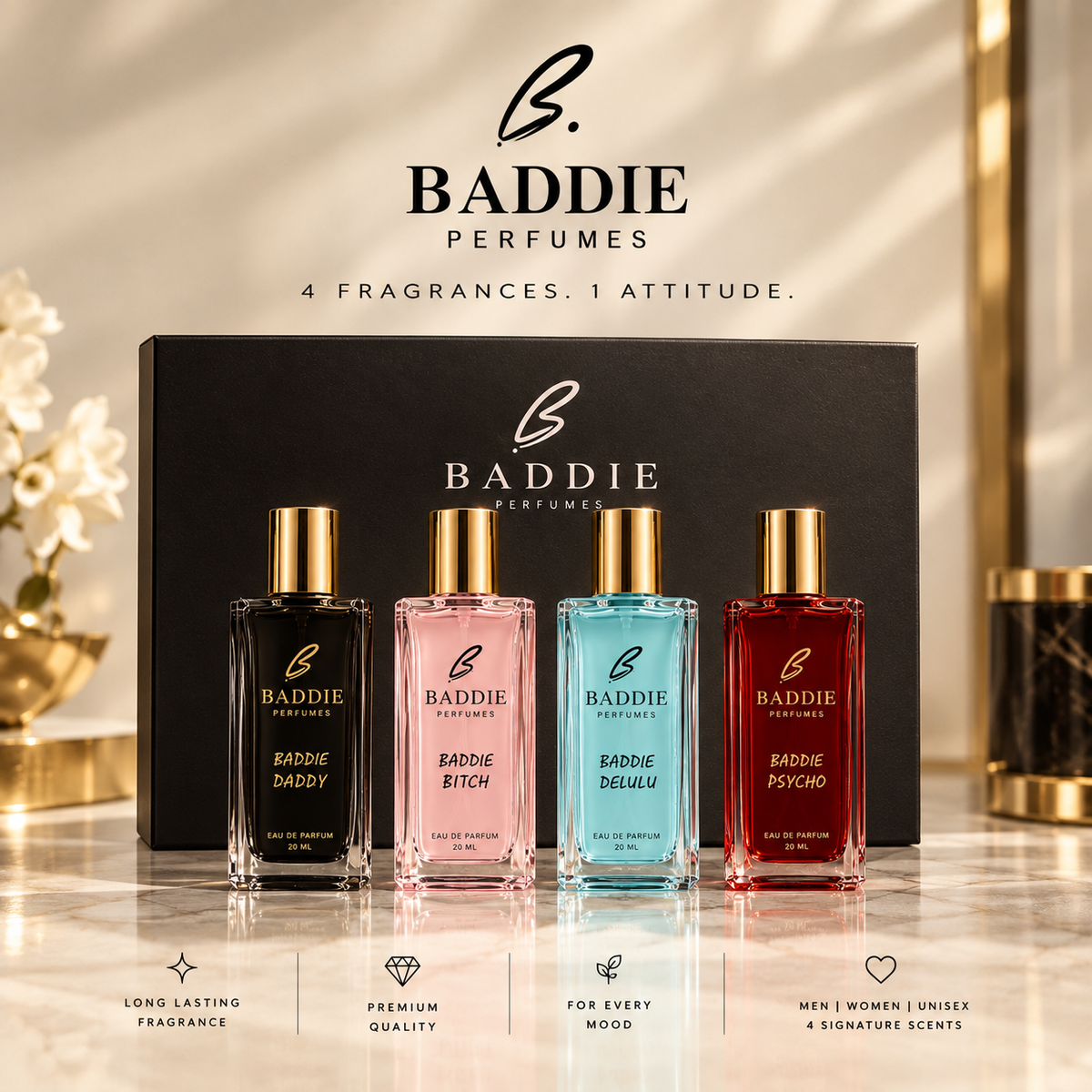 BADDIE SIGNATURE 4-PIECE SET